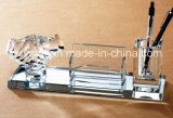 Top Quality Crystal Glass Office Table Decoration for Business Gifts
