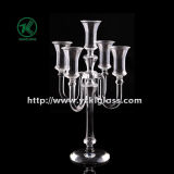 Glass Candle Holder for Home Decoration by BV (H: 34CM)