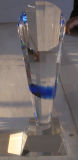 The Conical Crystal Trophy with Blue