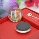 Glass Magnet Custom Round Dome Crystal Glass Fridge Magnets