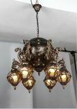 Antique Round Fixture Decorative Living Indoor Pendant Lamp
