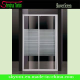 Hot Bathroom Aluminum Glass Sliding Shower Door (TL-411)