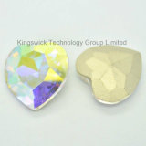 Wholesale Heart Shape Crystal Ab Glass Stone