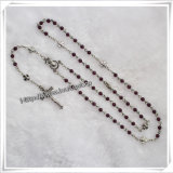 Religious Rosary Crucifix Cross Statue Beads Souvenir Amethyst Rosary (IO-cr083)