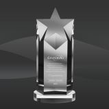 Clear Crystal Rising Star Award (JC-7101-963, JC-7102-963, JC-7103-963)