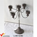 Table Version Retro Rustic Candelabra Centerpieces