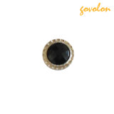 Fashion Snap Button with Black Pearl