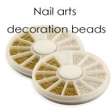 Nail Decoration Silver Golden Beads Balla Decoratin