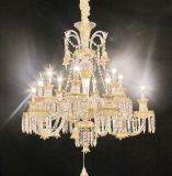 Factory Price Gold Plated Chrome Glass Crystal Wedding Chandelier