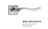 2016 New Style Zinc Alloy Door Handle Lock (M99-859 SN/PC)