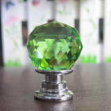 Green Furniture Accessories Pull Knob Dia. 20mm * 30mm Without Lock