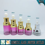 20ml 30ml 50ml Purple Glass Cosmetic Serum Dropper Bottle