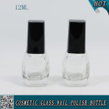 Glass Bottle with Nail Poilsh Cap and Brush 12ml Empty Nail Polish Bottle