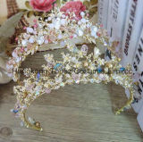 Bridal Crown Flower Bride Hair Jewelry Crystal Tiara Princess Crown Wedding Hair Accessories Hair Jewelry (EC15)