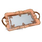 New Mirrored Vanity Tray with Handles