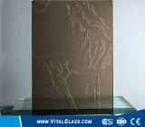 3-6mm Bronze Landscape Pattern Glass with CE&ISO9001