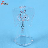 Hand Blown Transparent Glass Christmas Glass Bell for Decoration