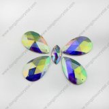Drop Water Ab Color Crystal Stone (with two holes)