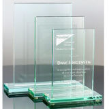 10mm Thickness Jade Color Glass Award