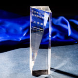 K9 Simple Crystal Trophy Crystal Column Award-Free Engraving