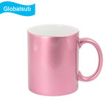 Customized Promotional Sublimation Pink Ceramic Mugs