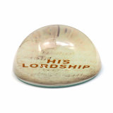 Wholesale Decorating Round Glass Photo Dome Souvenir Paperweight Hx-8348
