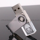 Swivel Crystal USB Flash Drive with Your 3D Logo (UL-C010)
