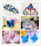 Fancy Glass Stones Beads for Hair Decoration