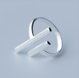 New Fashion Special Jewelry Novel Double Bar Women Party Ring