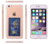 Wallet Card Slot Holder Transparent TPU Case for iPhone6