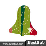 Christmas Hardboard Sublimation Ornament Bell (HBOM07)