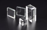 Laser Engraving 3D Crystal Cubes for Custom Brand Logo
