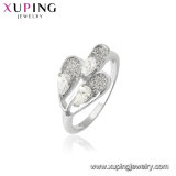 12118 Fashion Xuping Simple Rhodium No Stone Jewelry Finger Ring