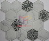 Hexagon Glass Ink-Jet Pattern New Crystal Mosaic (CFC659)