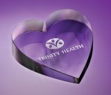 Crystal Heart Paperweight Gift
