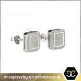 Fashion Design Gold Diamond Stud Earrings for Women Mjce034