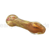 Newest Unique Design Glass Spoon Pipe Smoking Hand Pipe (ES-HP-372)