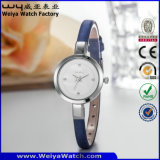 ODM Leather Strap Quartz Ladies Custom Fashion Wrist Watch (Wy-074D)