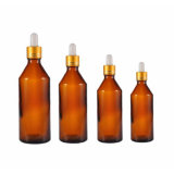 Custom 50ml Cosmetic Essential Oil Bottle with Screw Cap