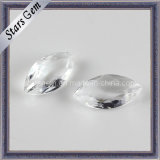 Clean White Marquise Shape Glass