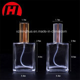 Square Perfume Bottle Glass and Pump 50ml for Man Cologne
