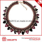 Colorful Crystal Vintage Glod Jewelry Chokers Wedding Necklace