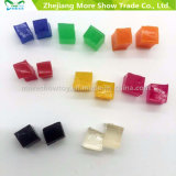 Factory Supplier Square Crystal Soil Flowers Vase Water Mud Jelly Beads