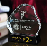 Crystal Iceberg Trophy with Custom Logo (KS04150)
