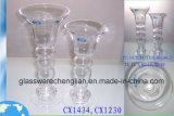 Crystal Clear Glass Candle Holders ((JH-CX1434))