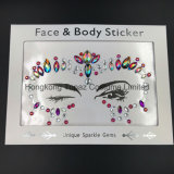 2018 Bling Glitter Eye Skin Sticker Adhesive Acrylic Gem Crystal Diamond Face Stickers (E45)