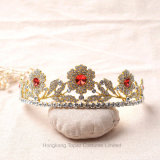 Wedding Bridal Bridesmaid Tiara Crown Headband Heart Girls Love Crystal Rhinestone Crown for Hair Accessories (CR-06)