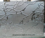 3.2mm 4mm 5mm Tempered Morgon Delta Figured Glass