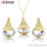 Xuping Women Latest Model Fashion Jewelry CZ Crystal Eements Jewelry Set -63671