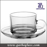 High Quality Tableware Glass Water Mug & Saucer Set/Tea Set (TZ-GB09D2406)